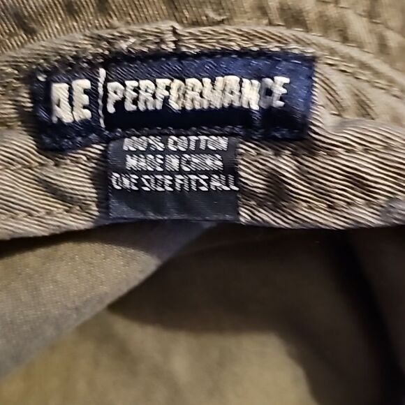Bucket Hat Cotton by AE Performance OS Army Green Screened ventilation grommets - Picture 4 of 6